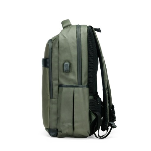 Mochila Couro Sintético USB 26L